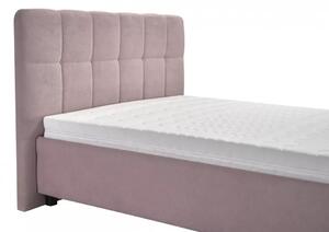 Čalouněná postel Grace 120x200 Aston růžová - BLANAŘ