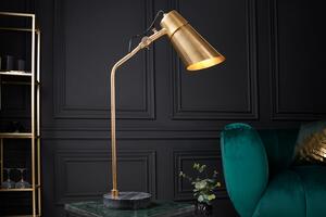Designová stolní lampa Leoma 64 cm zlatá
