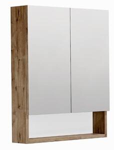 Zrcadlová skříňka SAT Cube Way 60x14x72 cm lamino dub wellington GALCU60DW