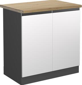 Skříňka pod dřez Vicco R-Line Bílá 80 cm , PD Dub, Model 46286