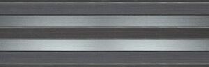 Dekor Fineza Selection tmavě šedá 20x60 cm lesk DSELECT26GR