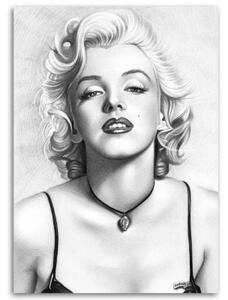 Obraz na plátně Marilyn Monroe herečka - 40x60 cm