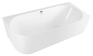 Volně stojící vana Polysan SUSSI R 160x70 cm litý mramor pravá 90191R