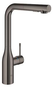Dřezová baterie GROHE Essence New s vytahovací sprškou Hard Graphite 30270A00