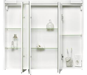 Zrcadlová skříňka Sarto III 80cm bílá, 111313510-0110