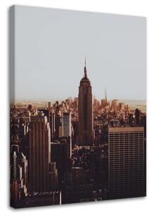 Obraz na plátně New York Empire City - 80x120 cm