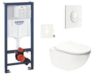 Závěsný WC set do lehkých stěn / předstěnová montáž SAT Infinitio SIKOGRSIN11SASH0