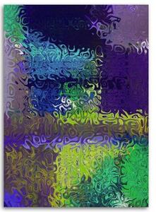 Obraz na plátně Abstraktní barevné - 80x120 cm
