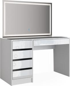 Toaletní stolek Vicco Sherry Bílá 120 cm s osvětlením LED, Model 36835