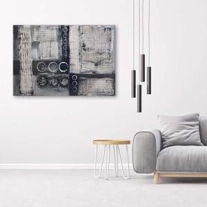 Obraz na plátně Abstraktní šedá barva - 60x40 cm
