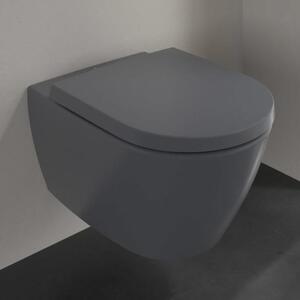 V&B závěsné WC, splachovací klozet Subway 2.0 37x56cm, D-splachování, bez okrajů, graf. C-plus
