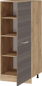 Vysoká skříň Vicco R-Line Ušlechtilá šedá 60 cm, Model 53389