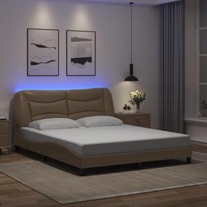 Rám postele s LED bez matrace Hvar cappuccino 160 x 200 cm 3213945
