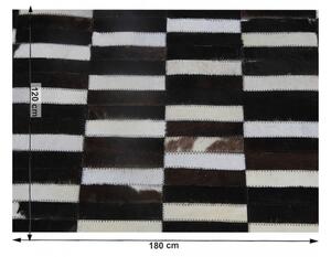 TEMPO Luxusní koberec, pravá kůže, KŮŽE TYP 6 Rozměr: 120x180 cm