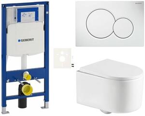 Závěsný WC set Geberit do lehkých stěn / předstěnová SAT SIKOGESTOR72S01