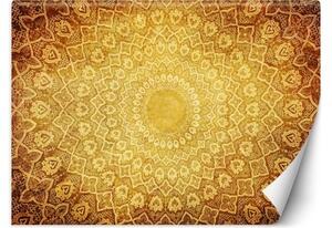 Fototapeta, Mandala Orient zlatá - 350x245 cm