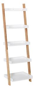 Set poličky a nosníků Naturel Home bílá/ořech mat 53,5x170x40 cm HOMEP5B