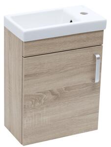 Koupelnová skříňka s umyvadlem Naturel Vario Dekor 40x50x22 cm dub bardolíno mat VARIO240DBDB