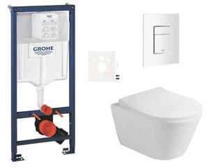 Závěsný WC set do lehkých stěn / předstěnová montáž Glacera Ava SIKOGRSAVASCSH0