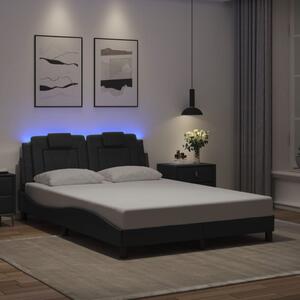 Rám postele Viana s LED bez matrace černý 120 x 200 cm 3214008