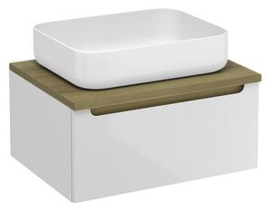 Koupelnová skříňka pod umyvadlo Naturel Stilla 60x30x45 cm bílá STILLAD06007DBK