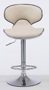 Sada 2 barových židlí Alaia cream