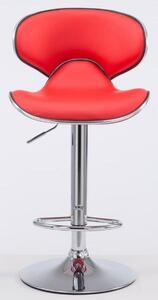 Sada 2 barových židlí Alaia červená