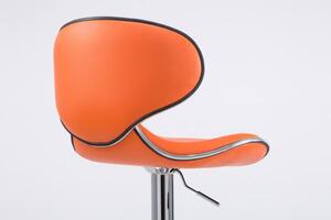 Sada 2 barových židlí Alaia oranžová