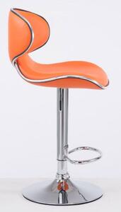 Sada 2 barových židlí Alaia oranžová