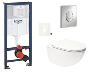 Závěsný WC set do lehkých stěn / předstěnová montáž SAT Infinitio SIKOGRSIN11SA
