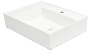Umyvadlo SAT Cube Way 60x46 cm otvor pro baterii uprostřed SATCW6046L