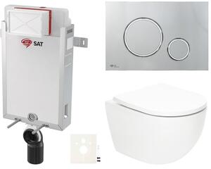 Závěsný WC set k zazdění SAT Fusion SIKOSZTORFU71