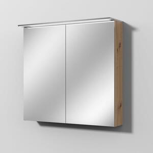 Zrcadlová skříňka Sanipa Reflection MALTE 80 s LED osvětlením