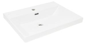 Nábytkové umyvadlo SAT B-Way 61x46,5 cm otvor pro baterii uprostřed SATBW6046