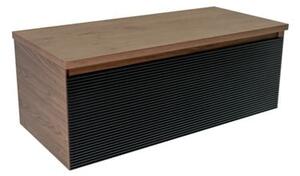 Koupelnová skříňka s krycí deskou Naturel Monza 99x30x45 cm ořech mat MONZA100BN
