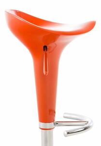 Barová židle Charlotte oranžová