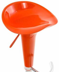 Sada 2 barových židlí Everly oranžová