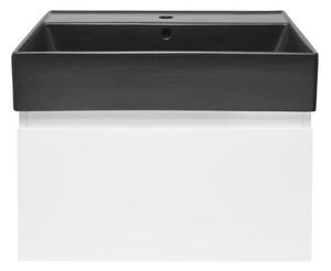 Koupelnová skříňka s umyvadlem SAT B-WAY 59x30x45 cm bílá lesk BWAY60WU2B