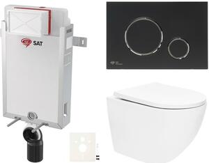 Závěsný WC set k zazdění SAT SIKOSZTOR6778