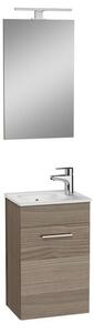 Koupelnová sestava s umyvadlem zrcadlem a osvětlením VitrA Mia 39x61x28 cm cordoba MIASET40C