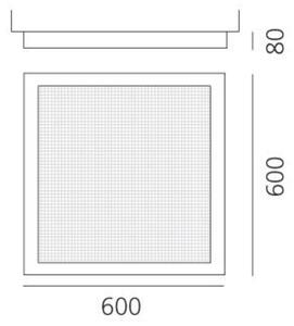 Artemide Altrove 600 nástěnné/stropní LED 1538110A