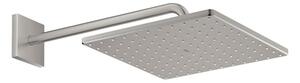 Hlavová sprcha GROHE Rainshower Cube na stěnu včetně sprchového ramena supersteel 26564DC0