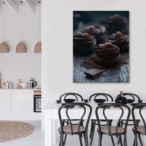 Obraz na plátně Dezert Čokoládový dort - 80x120 cm
