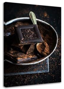 Obraz na plátně Čokoláda Kakao - 70x100 cm