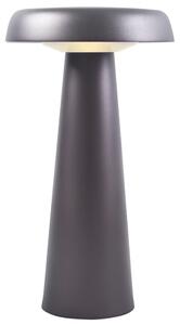Nordlux Antracitově šedá kovová stolní LED lampa Arcello