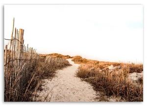 Obraz na plátně Cesta přes duny Pláž Moře - 60x40 cm
