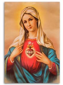 Obraz na plátně Srdce Panny Marie - 40x60 cm