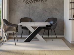 Moderní jídelní stůl Dulcato, Barva: černý lesk / beton Mirjan24 5903211197550