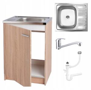Kuchyňská linka sonoma dřezová baterie 60 slim