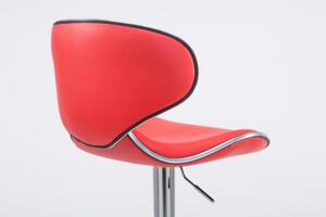Barová židle Claire červená